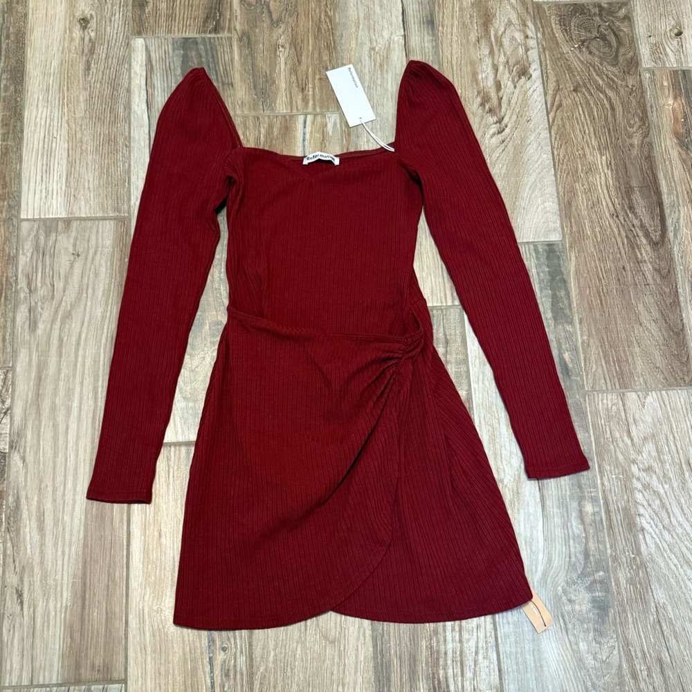 Reformation Cleona Knit Mini Dress - Picture 2 of 5